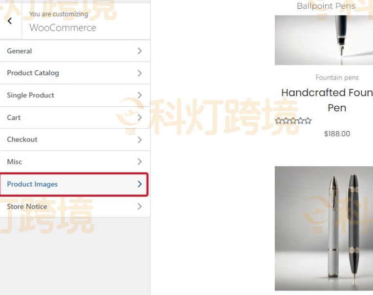 WooCommerce产品图像尺寸如何设置