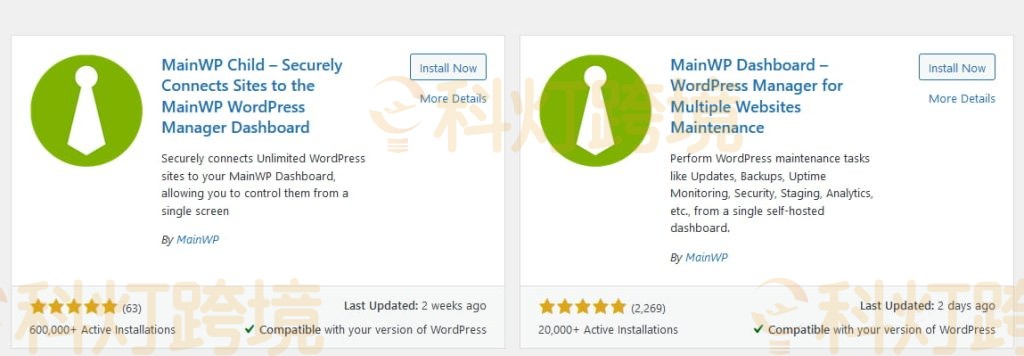 WordPress多站点插件:MainWP插件安装使用教程