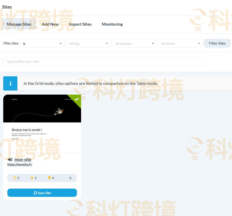 WordPress多站点插件:MainWP插件安装使用教程