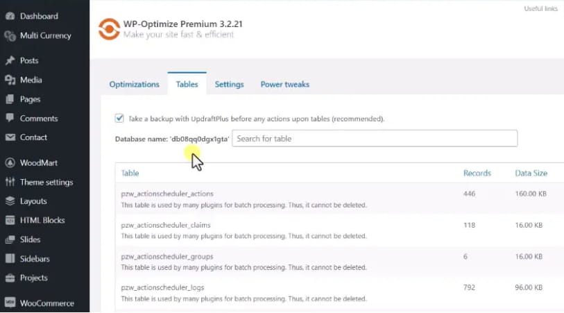 WordPress WP Optimize缓存插件使用教程