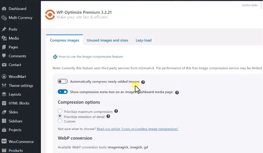 WordPress WP Optimize缓存插件使用教程