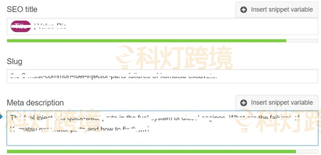 Yoast网站页面SEO优化指南