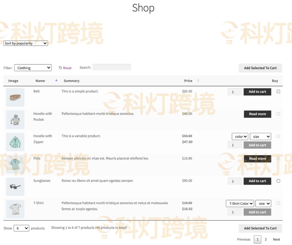 WooCommerce产品排序插件有哪些?