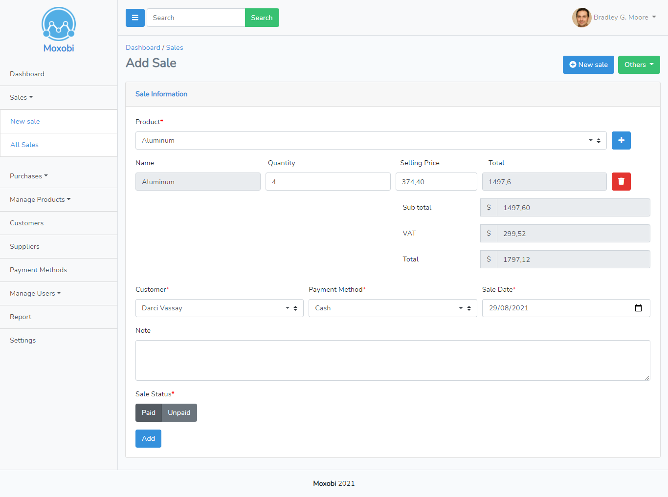 进销存管理系统,一款使用 Laravel 构建的销售、采购管理软件