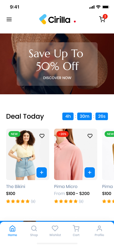 Cirilla – 用于 WordPress 和 Woocommerce 的多用途 Flutter 应用程序源代码
