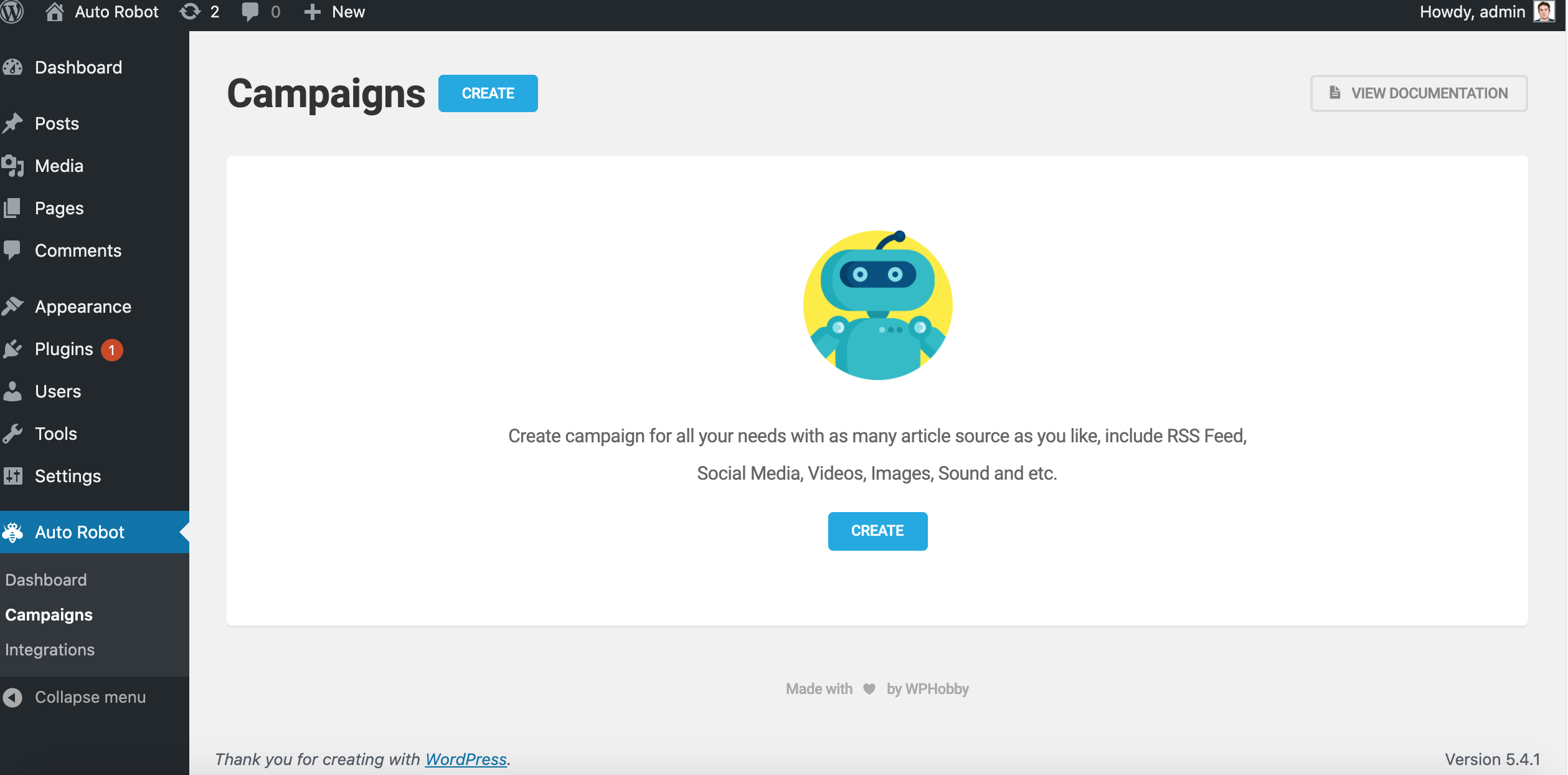 Auto Robot – WordPress 自动博客插件源代码