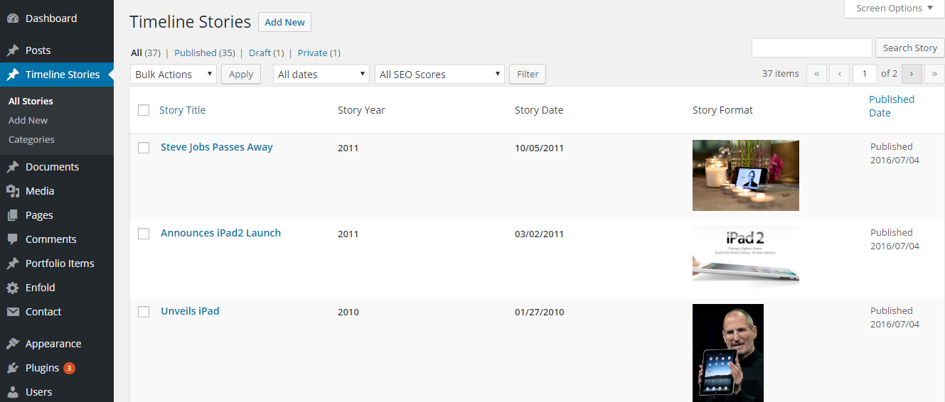 Cool Timeline Pro – WordPress 时间线插件源代码