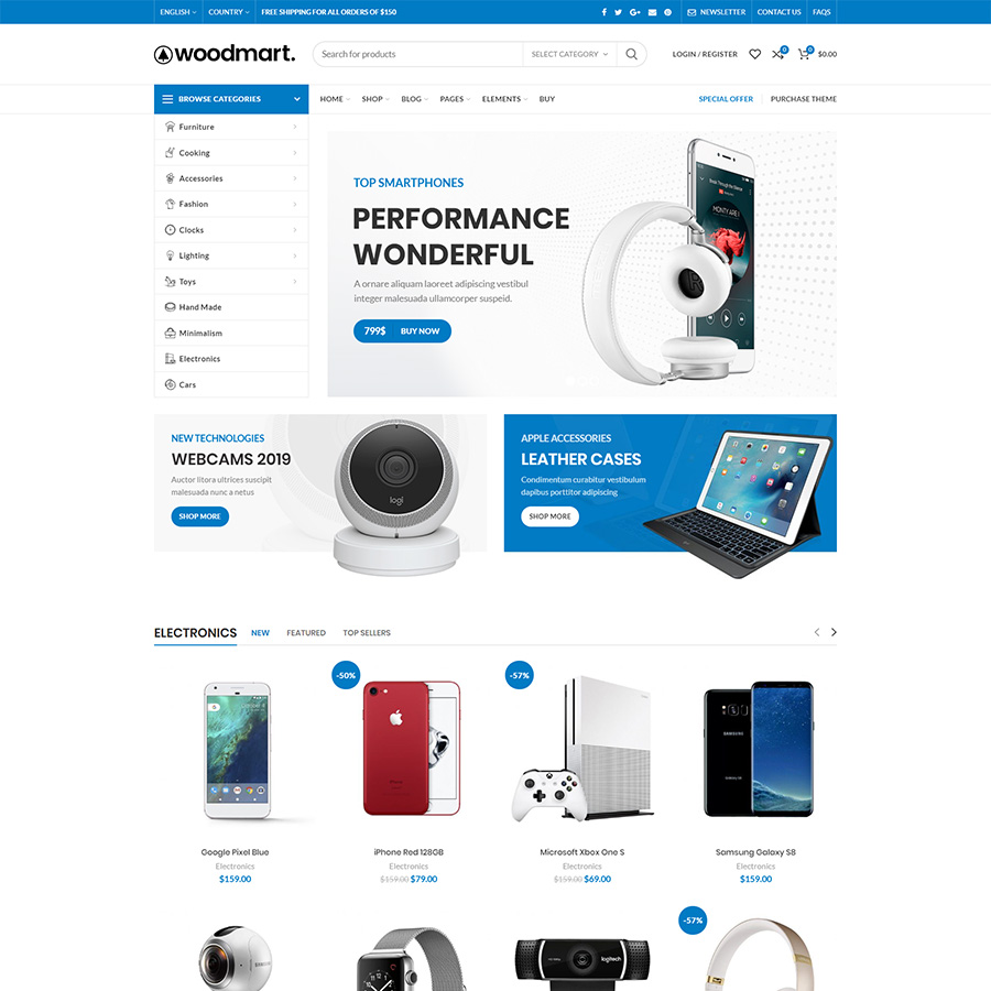 WoodMart 6.0.2 – 响应式 WooCommerce WordPress 主题源代码