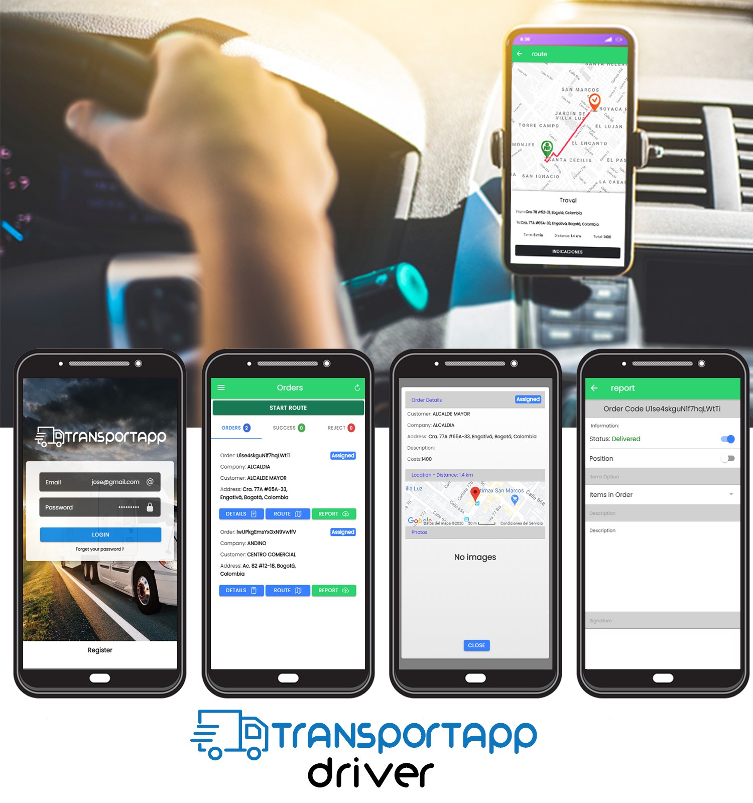 完整项目 Transportapp Firebase Angular v10 Ionic v5源代码