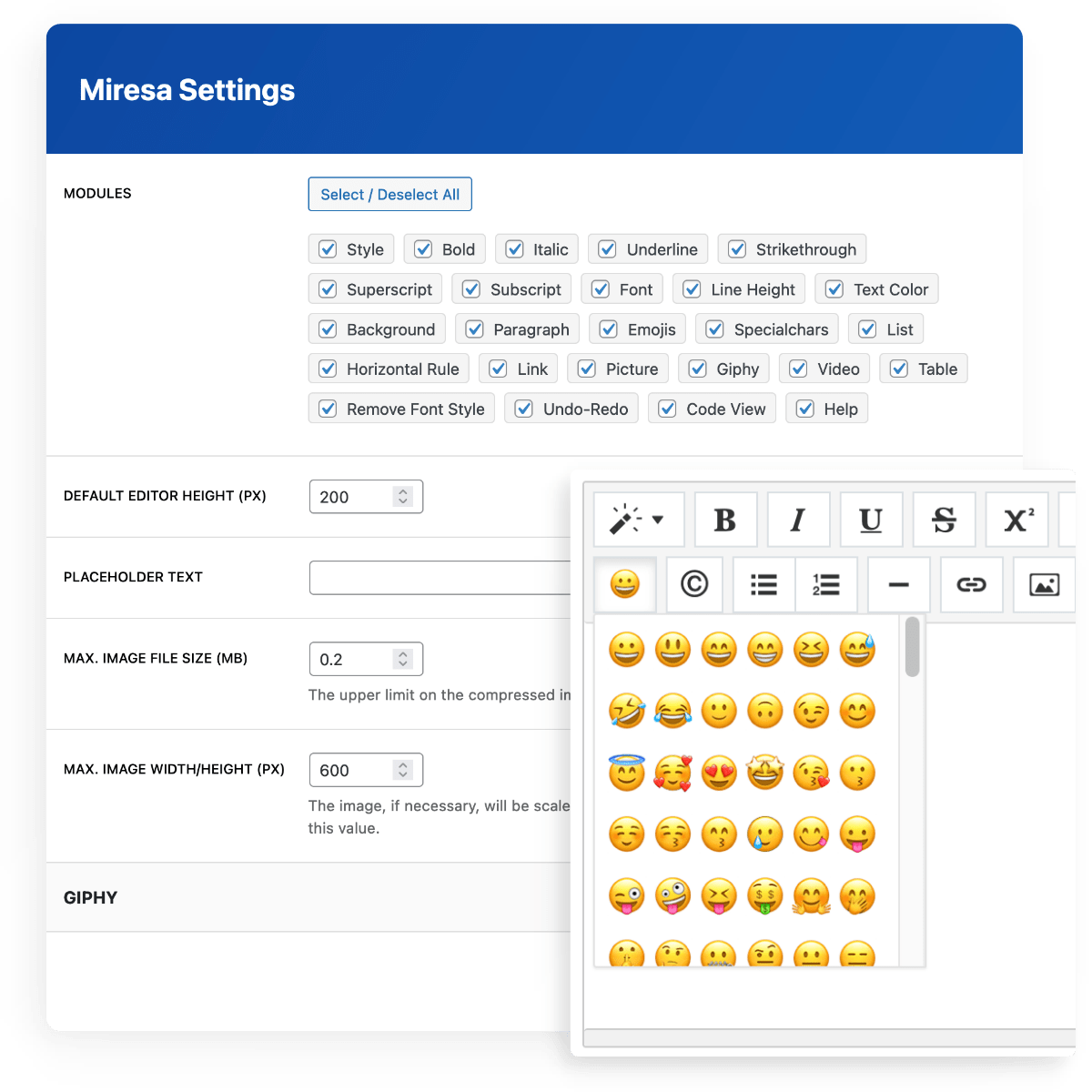 Miresa – BuddyPress 的 WordPress 富文本编辑器源代码