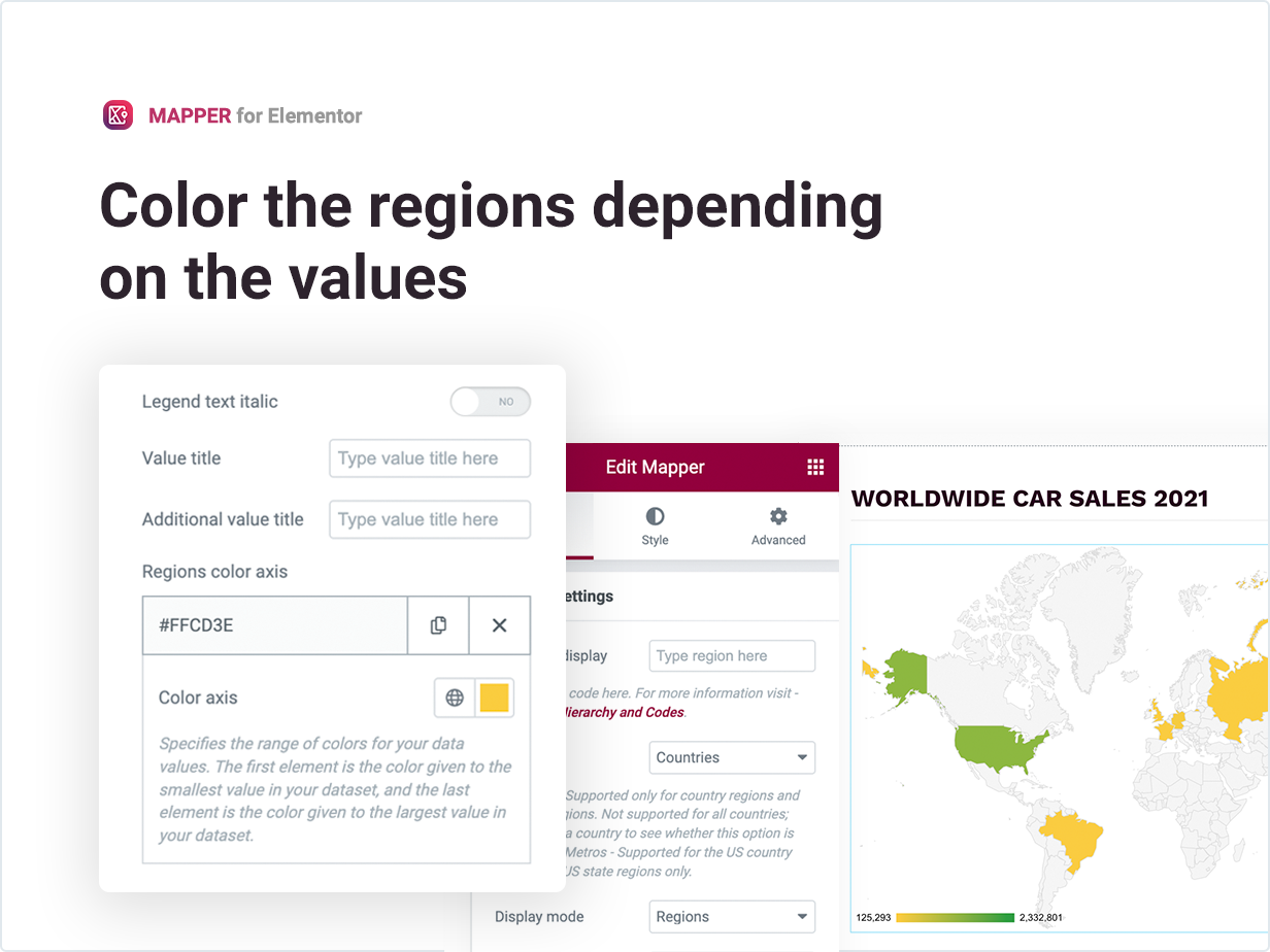 Elementor 的交互式世界地图 – Mapper源代码