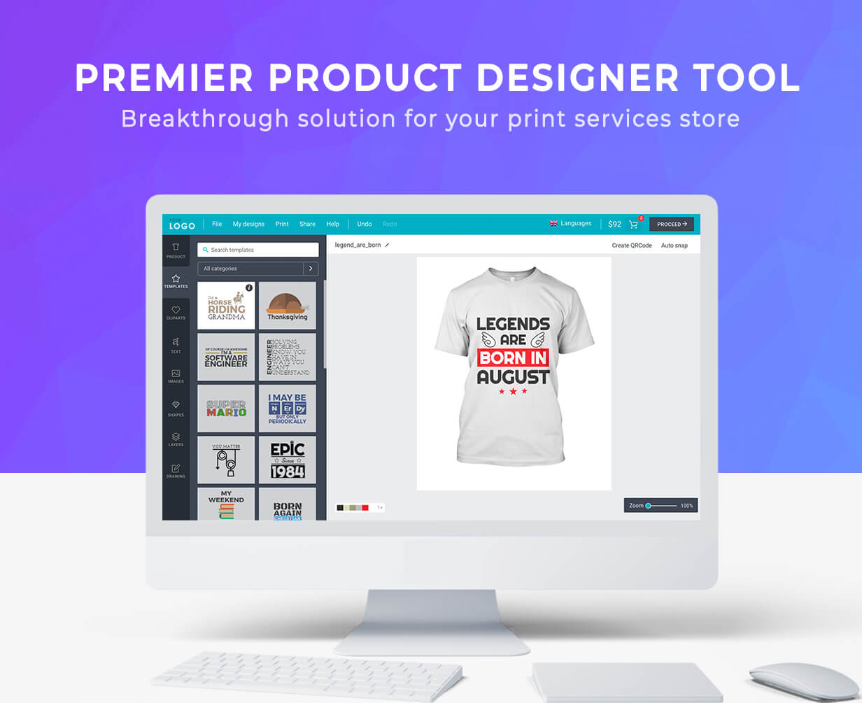 WooCommerce WordPress 产品设计师 | 发光源代码