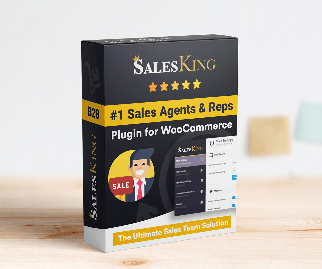 SalesKing – WooCommerce 的终极销售团队、代理和代表插件源代码