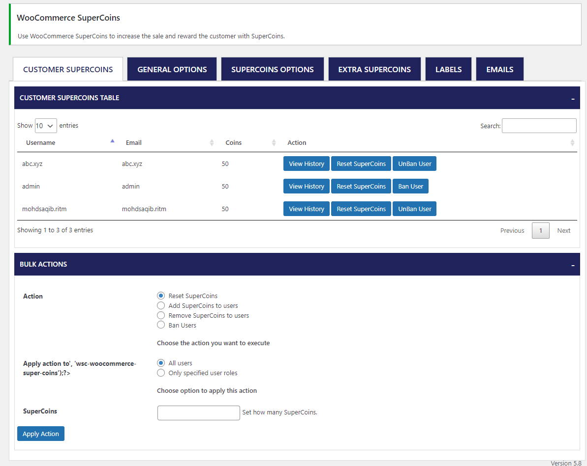 WooCommerce SuperCoins – 积分和奖励源代码