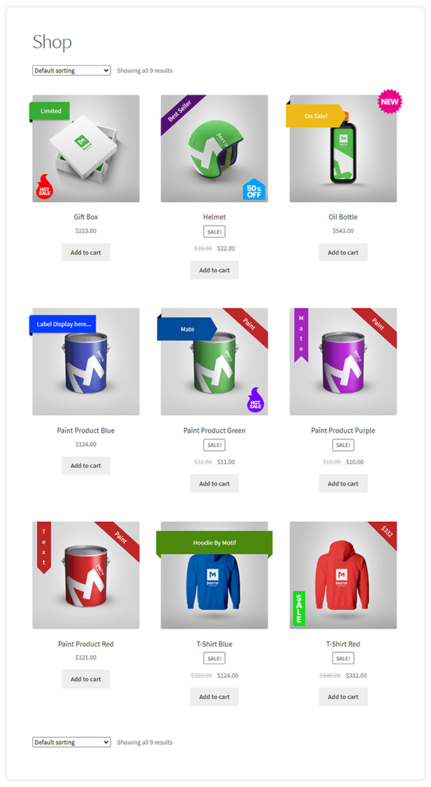 WooCommerce 的自定义产品标签和徽章源代码