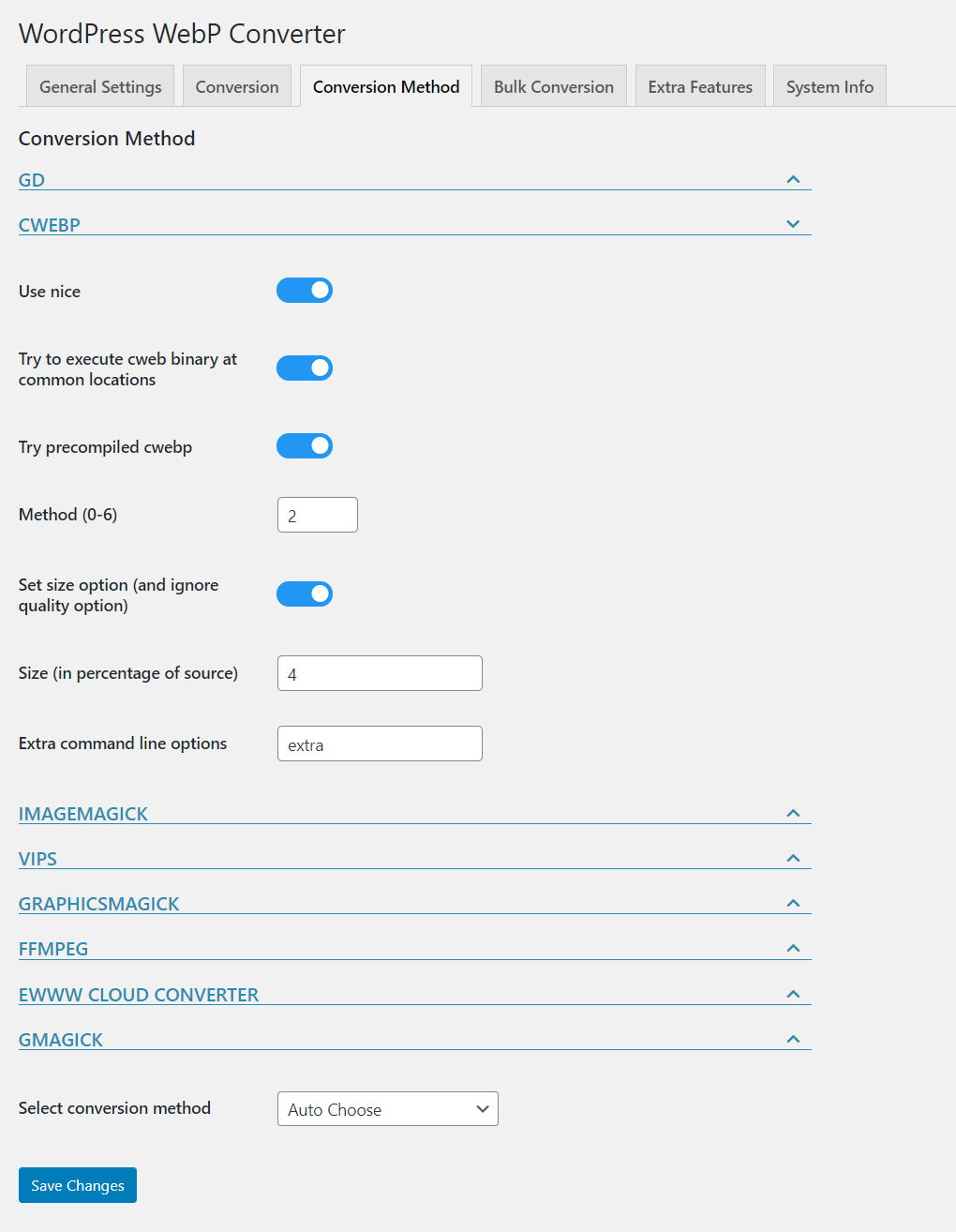 WebPio – WordPress WebP 转换器源代码