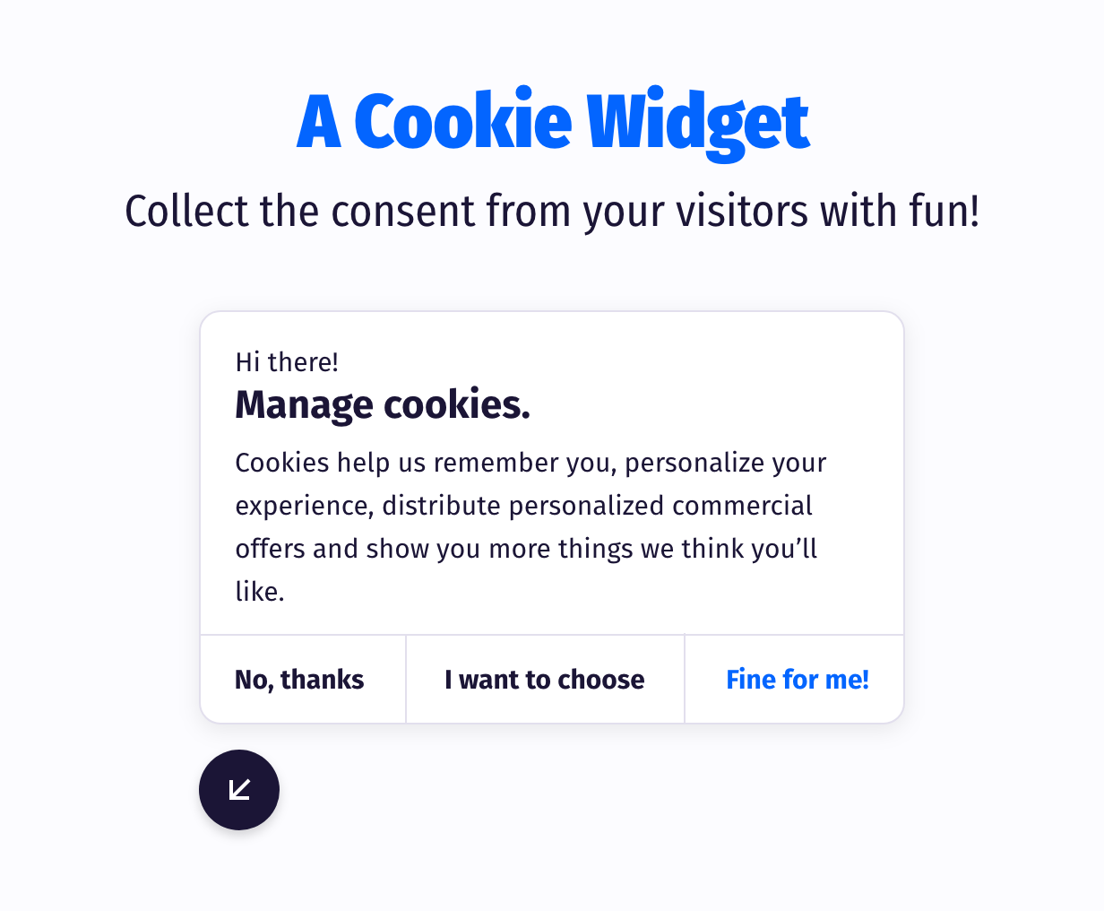 Kuki Bar – WordPress 的 Cookie 小工具源代码