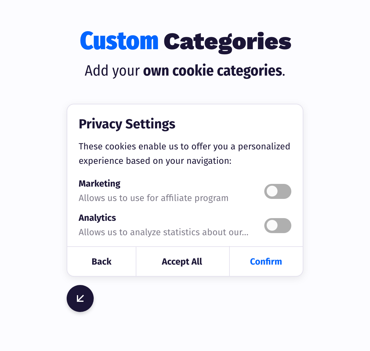 Kuki Bar – WordPress 的 Cookie 小工具源代码