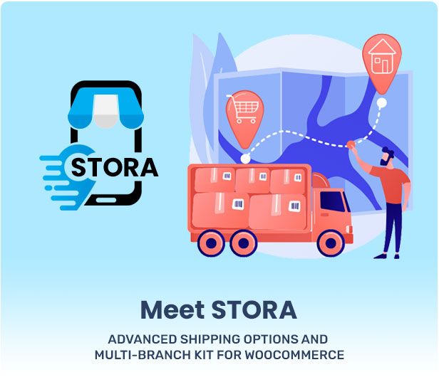 Stora – WooCommerce 的高级运输选项和多分支套件源代码