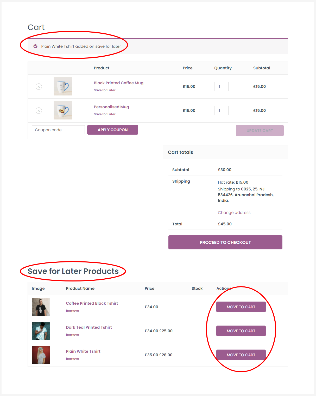 WooCommerce 保存以备后用源代码