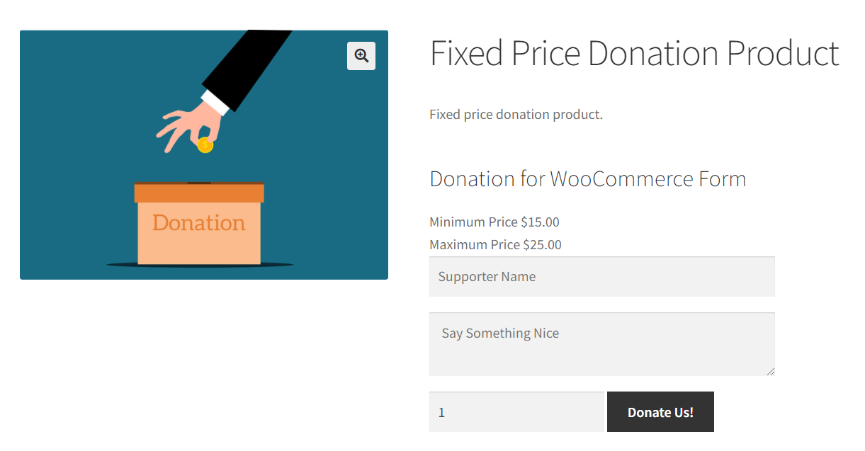 WooCommerce 的捐赠插件源代码