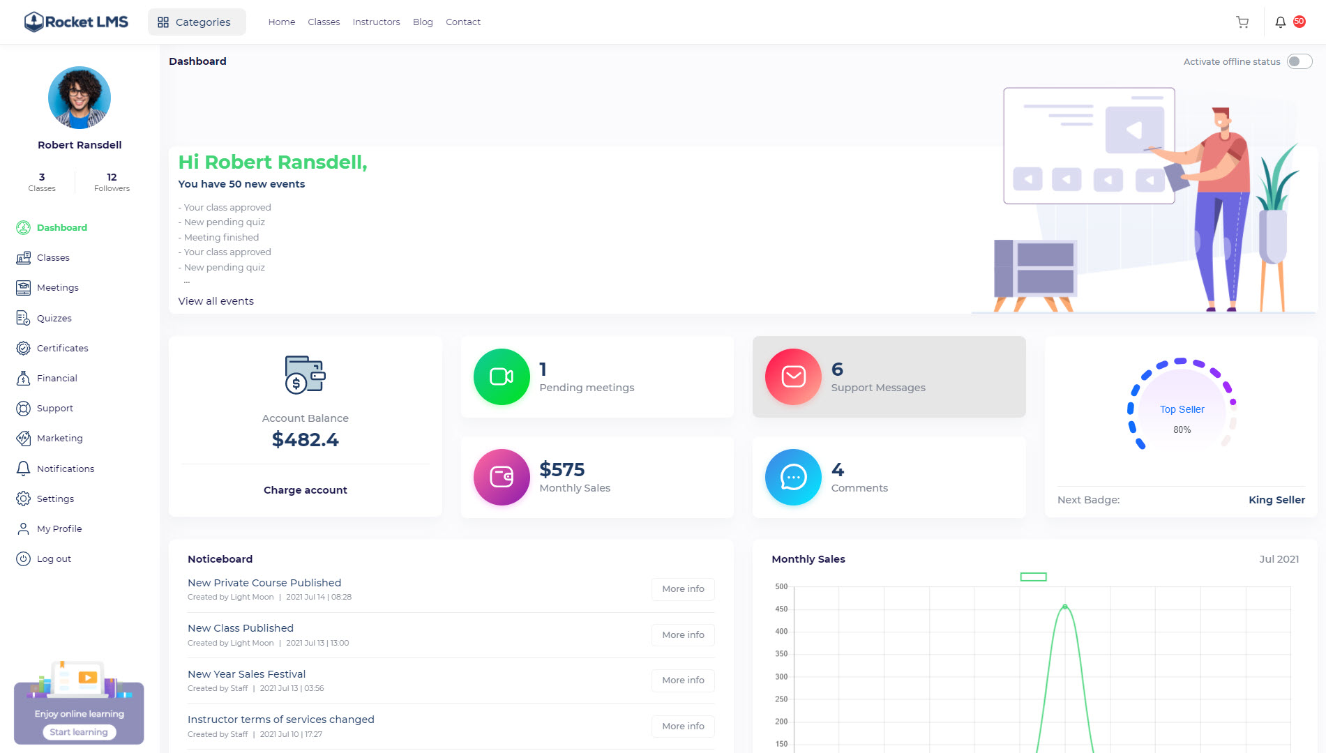 Rocket LMS – 学习管理系统源代码