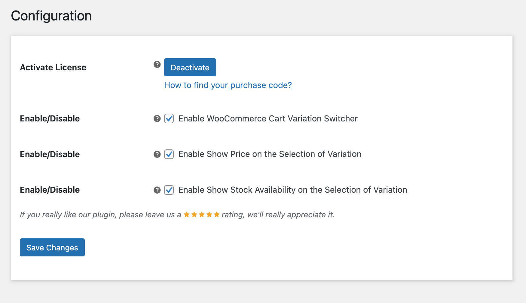 WooCommerce 购物车变体切换器 | 更改购物车中的变体源代码