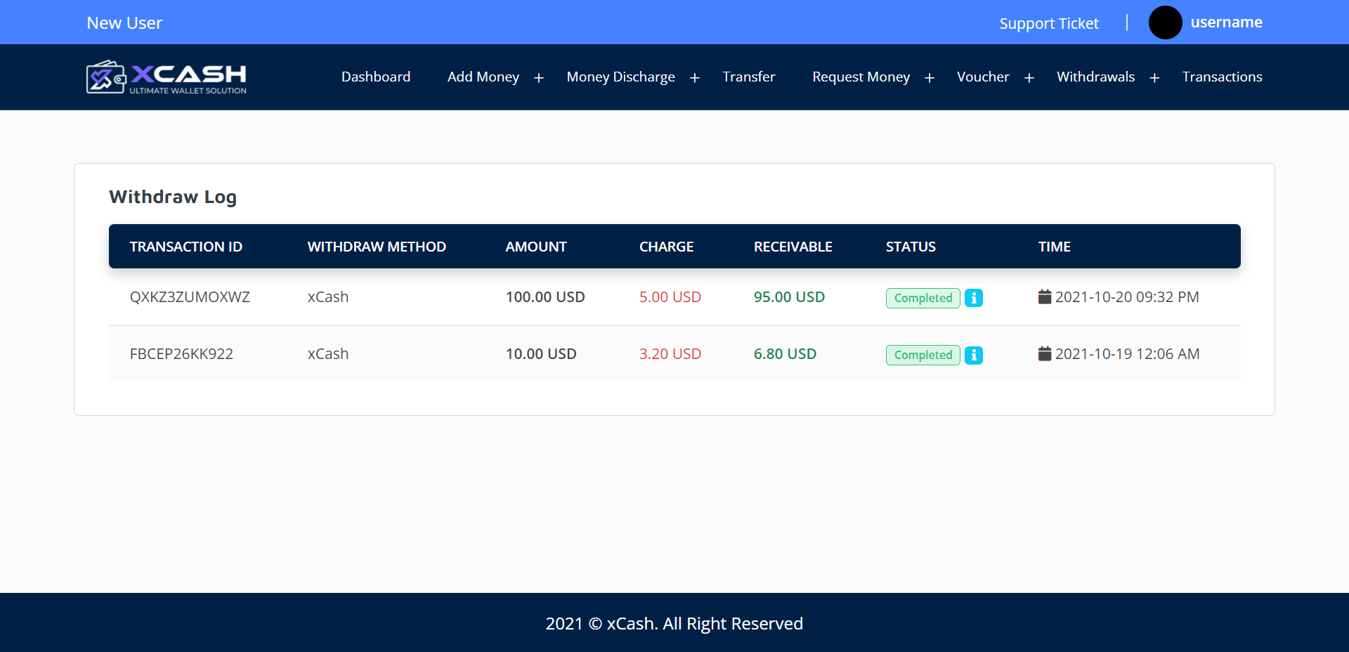 Xcash – 终极钱包解决方案源代码