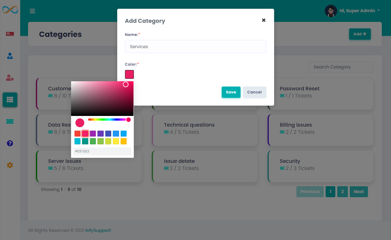 InfySupport – 多合一的 Laravel 帮助台支持管理解决方案源代码