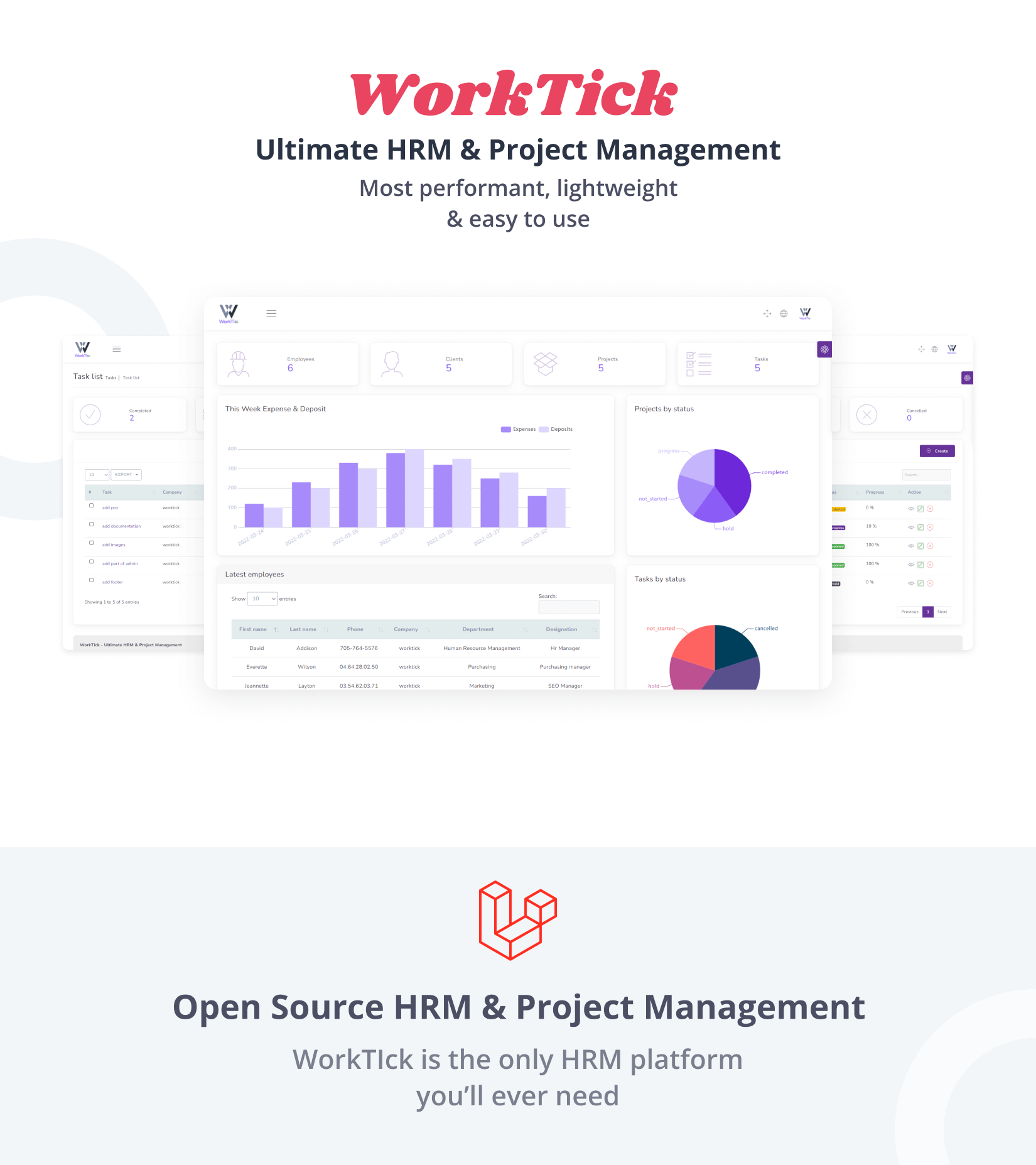 WorkTick – 终极人力资源管理和项目管理源代码