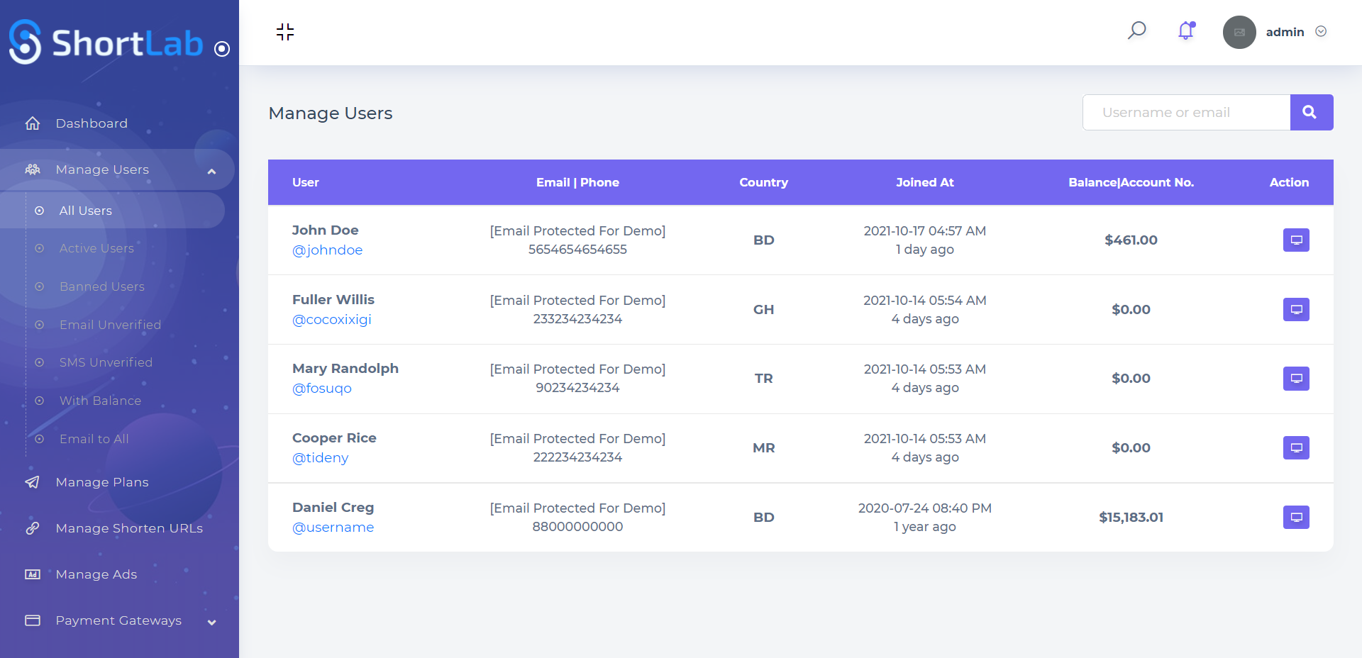 ShortLab – 基于 SAAS 的 URL 缩短器源代码