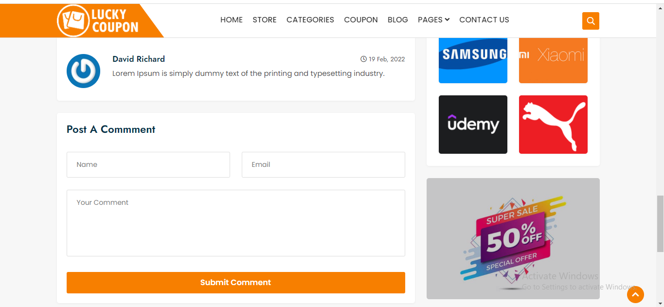 LuckyCoupon – Laravel 优惠券 CMS源代码