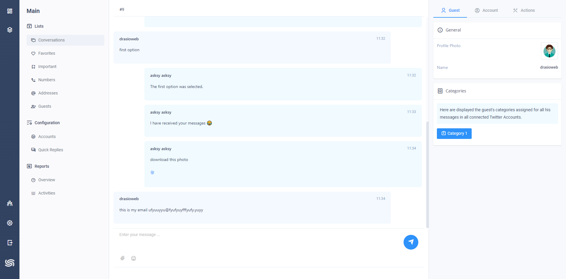 CRM 聊天机器人 – 自动回复 Twitter 消息源代码