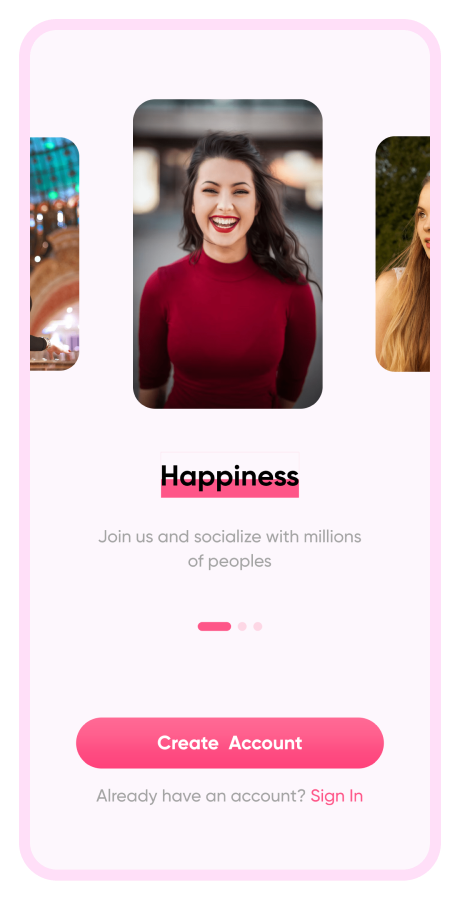 GoDate – 约会应用程序 Badoo Bumble Happn Social Matches Swipes Tinder Clone Flutter UI源代码