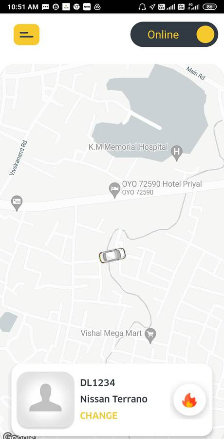 RideIn Taxi App-带有管理面板和驱动程序的在线Android出租车预订应用程序| 用户面板源代码