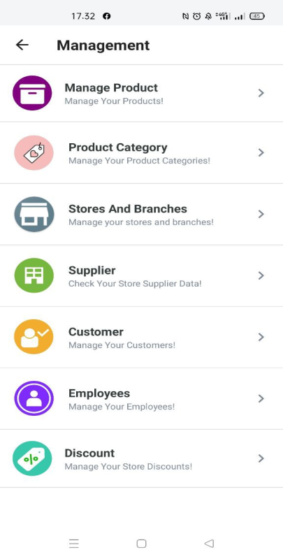 白金销售点 (POS) 完整包、Android 和具有离线功能的在线商店源代码