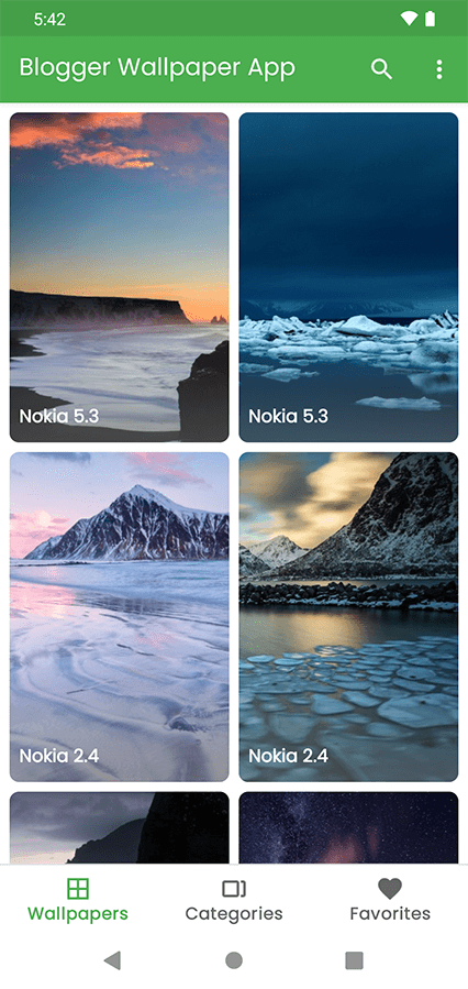 Blogger 壁纸应用程序 – Blogger API v3源代码