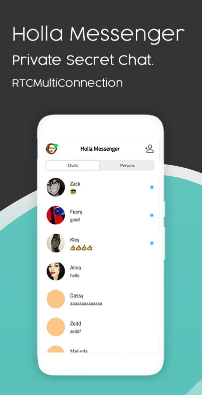 Holla Messenger – Ionic 6 – Pwa 移动应用源代码