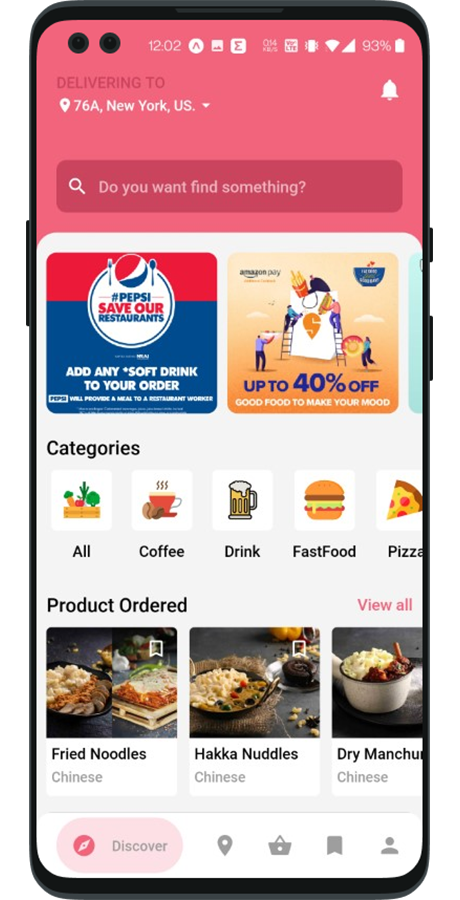 React Native 中的食品订购应用程序模板 | 2 应用程序 | 用户应用程序 + 送货员应用程序源代码