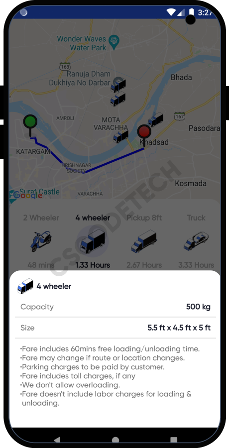 PoketPorter:运输货物、包裹、包装工、物流和快递应用程序完整解决方案源代码