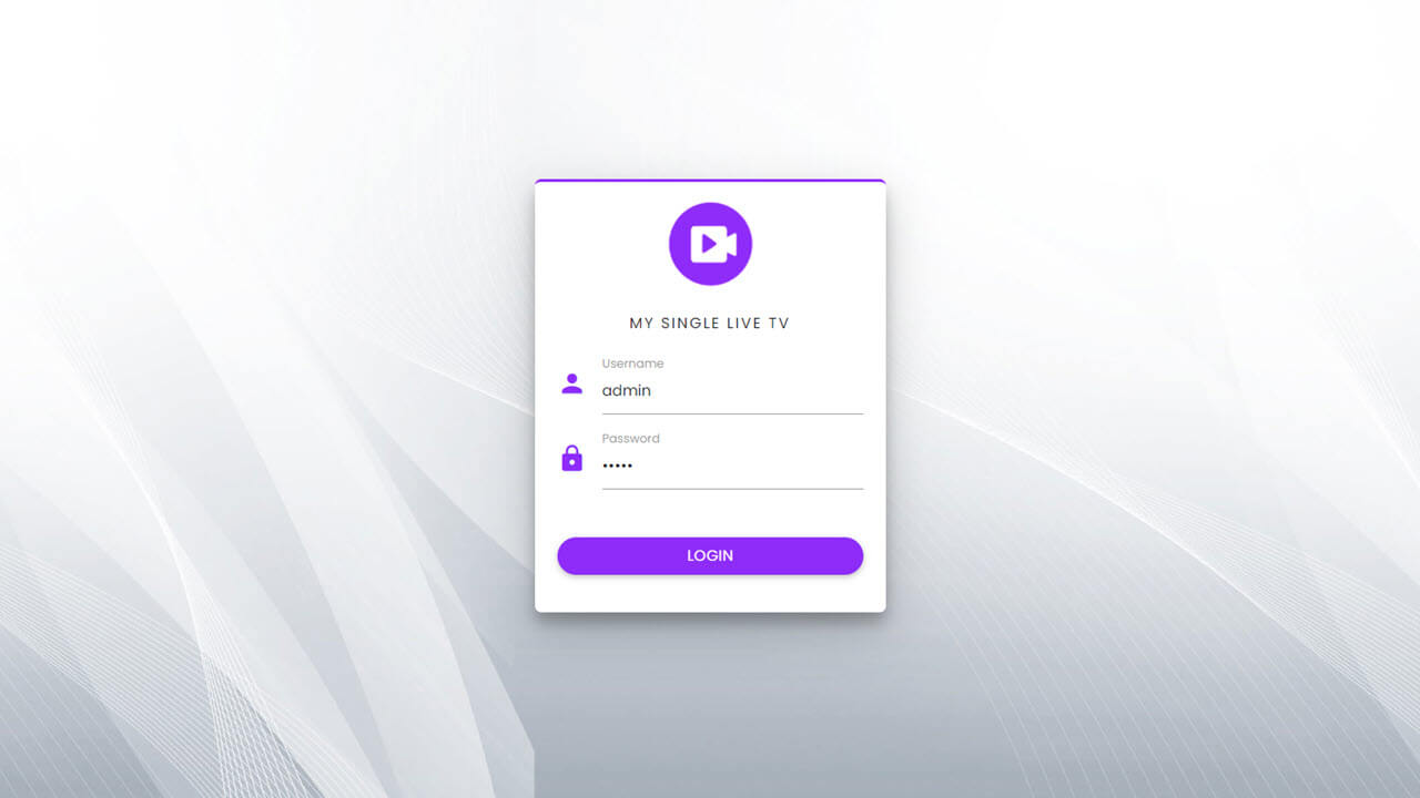 我的带管理面板的单人直播电视 Android 应用程序(支持 Android 11)源代码