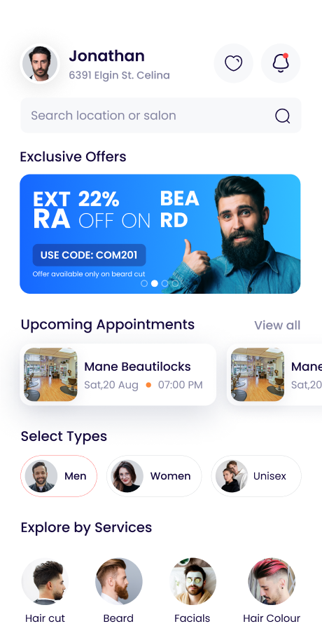 Combers : 沙龙预约 React Native App源代码
