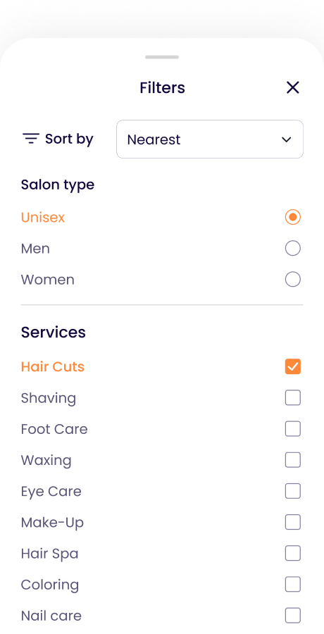 Combers : 沙龙预约 React Native App源代码