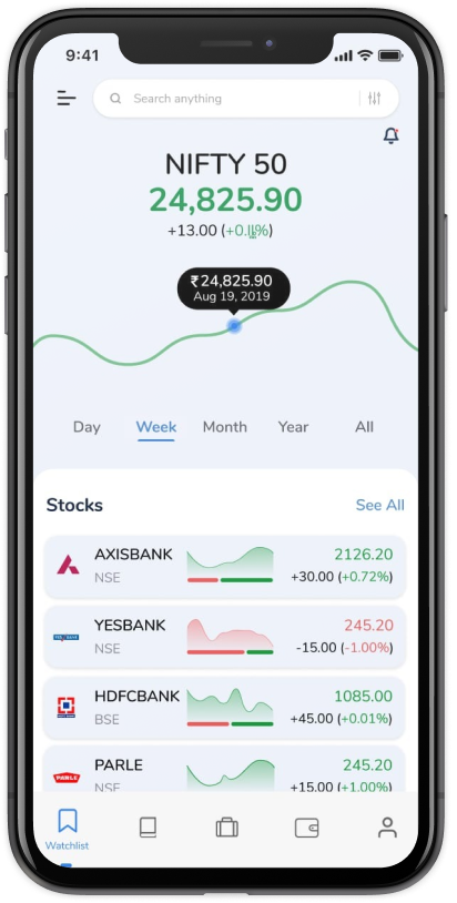 Stock Market App v1.0 – React 原生模板源代码