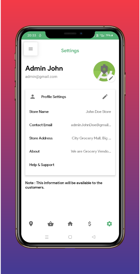 Grofers – Android Grocery, Food Ecommerse App | Firebase,很棒的管理面板源代码