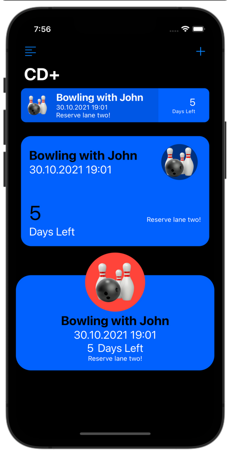 CountDownPlus – SwiftUI iOS 倒计时完整应用源代码