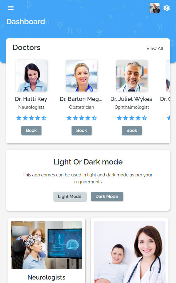DocOnline – 在线医生预约 Flutter 应用程序(Android、IOS、PWA 响应式网站)源代码