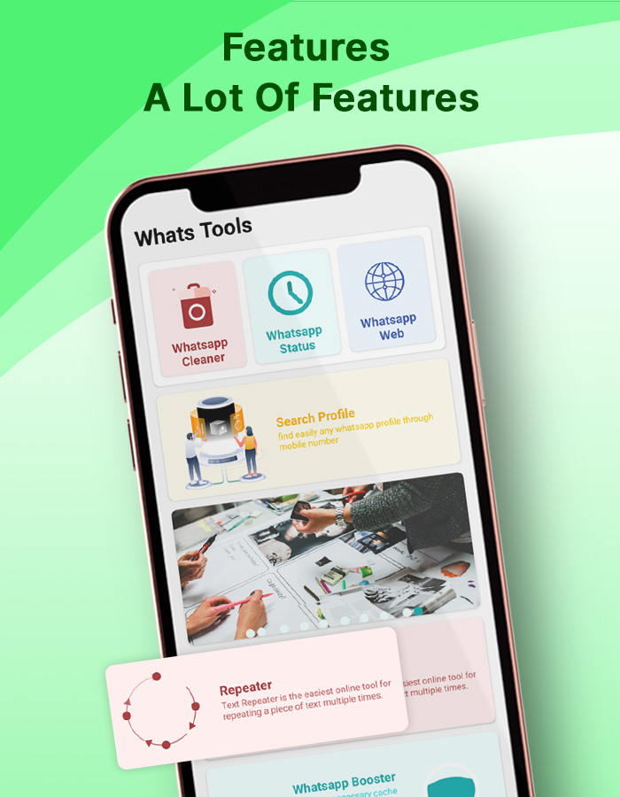 Whatstools(扫描、状态保护程序、时尚字体、直接聊天、Whatsapp 贴纸)源代码