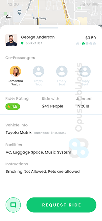 2 App Template 拼车App Bike Pooling App Ride Sharing App汽车共享App Gopool源代码
