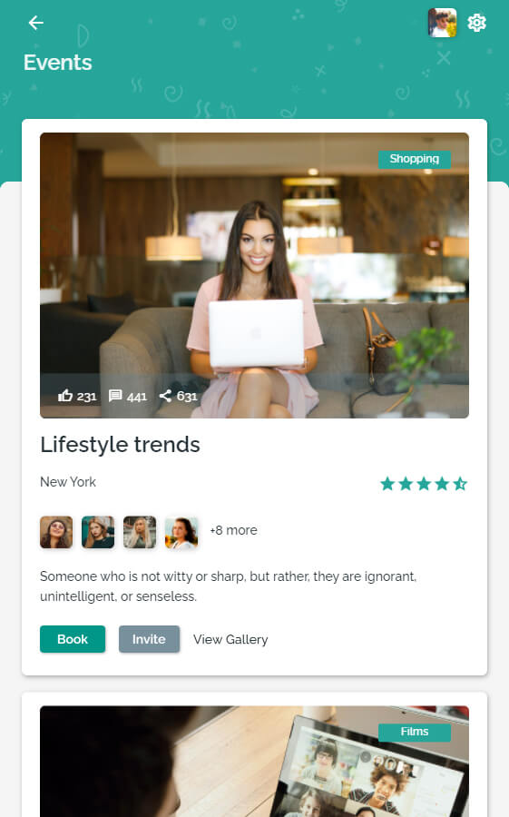 Eventify – 活动预订 Flutter App Ui Kit(Android、IOS、PWA 响应式网站)源代码